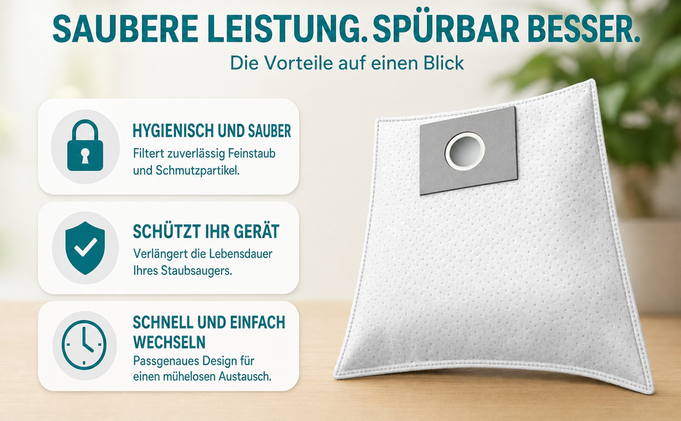 Info Staubbeutel D2Mic - Bild2