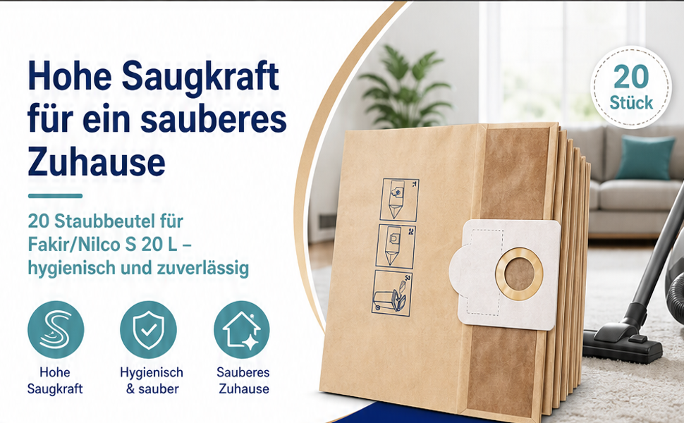 Info Staubbeutel F5 - Bild1