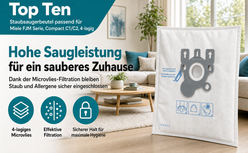 Info Staubbeutel M2Mic - Bild1