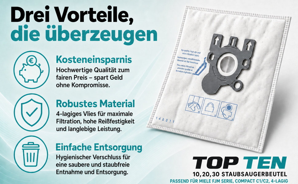 Info Staubbeutel M2Mic - Bild2