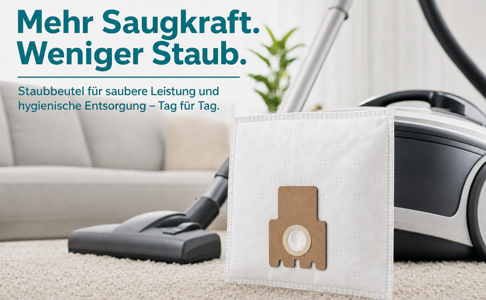 Info Staubbeutel M705M - Bild1