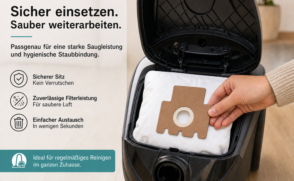 Info Staubbeutel M705M - Bild3