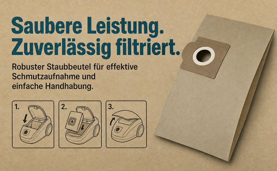 Info Staubbeutel RA14 - Bild1