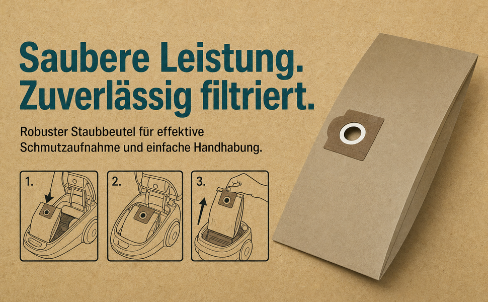 Info Staubbeutel RA15 - Bild1
