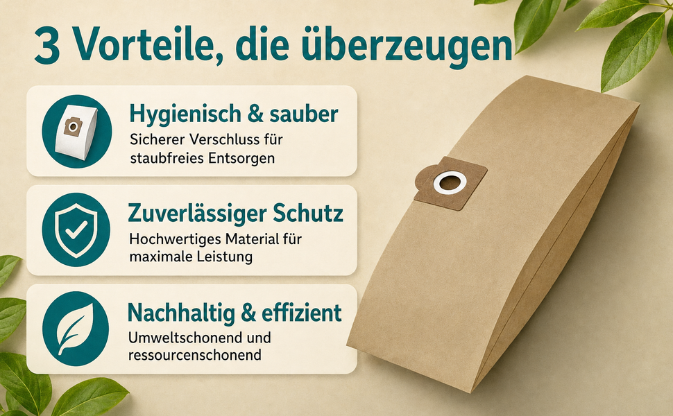 Info Staubbeutel RA15 - Bild2