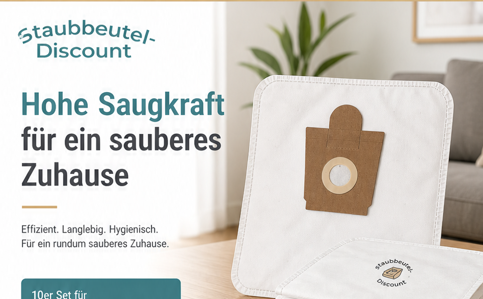 Info Staubbeutel SBM2 - Bild1