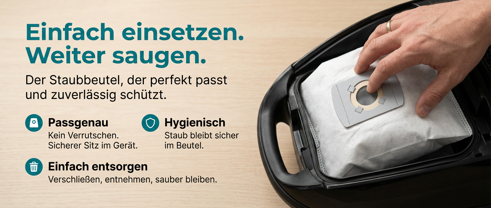 Info Staubbeutel U20 - Bild2
