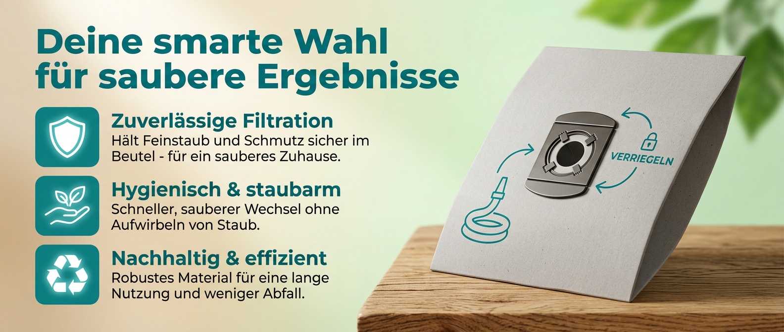 Info Staubbeutel U30 - Bild1