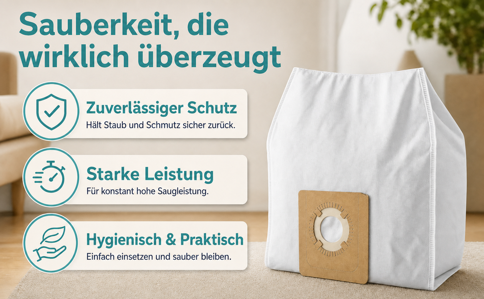 Info Staubbeutel UB20M - Bild2