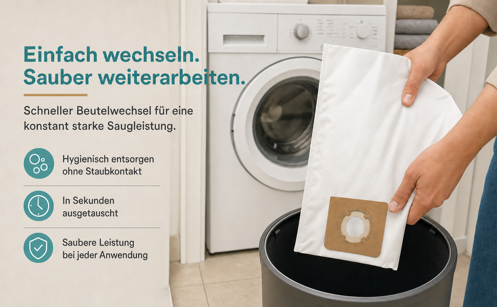 Info Staubbeutel UB20M - Bild3