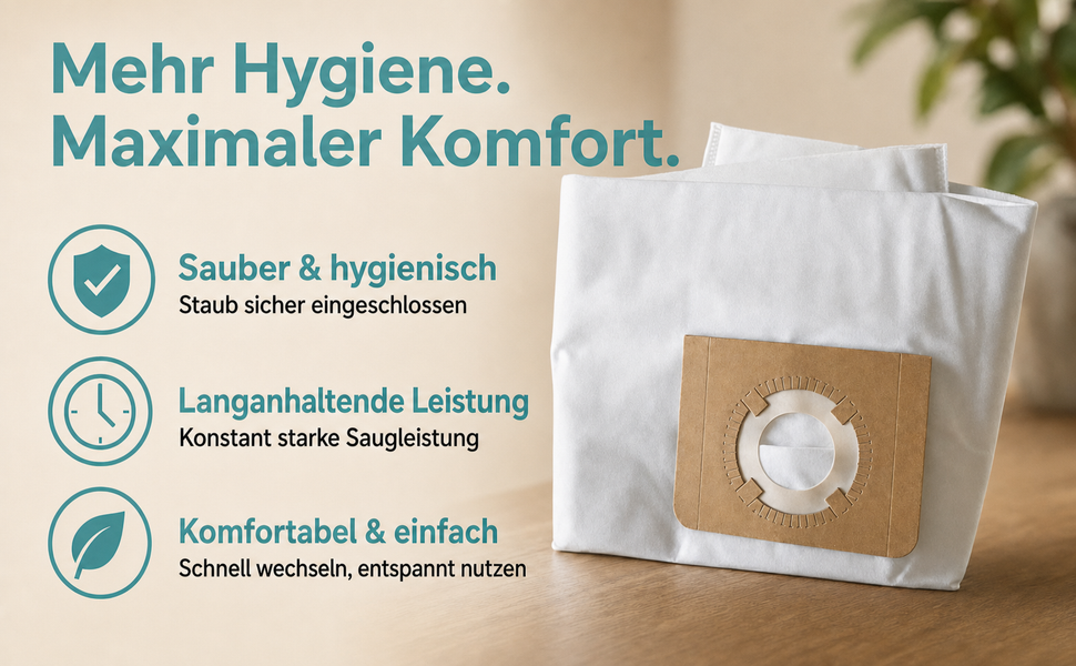 Info Staubbeutel UB30M - Bild2