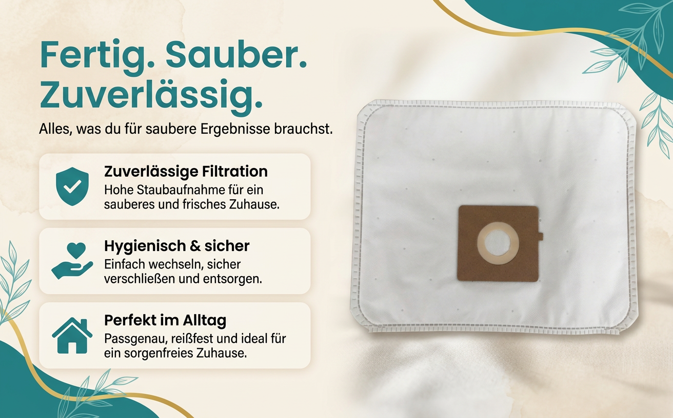 Info Staubbeutel XD204M - Bild1