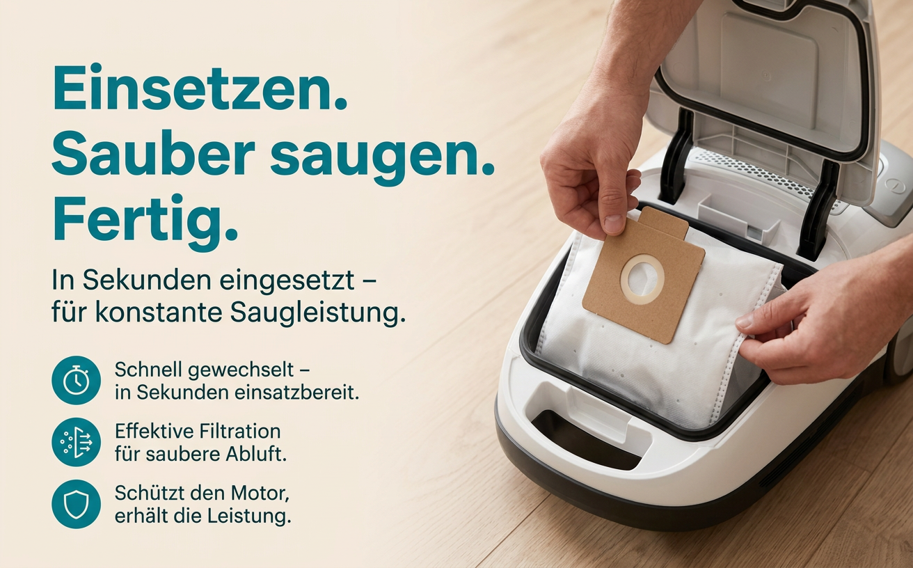 Info Staubbeutel XD204M - Bild3