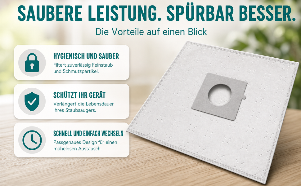 Info Staubbeutel Y15Mic - Bild2