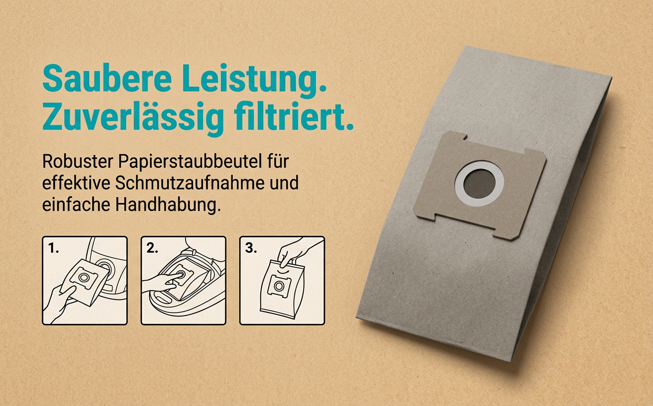 Info Staubbeutel Y28 - Bild1