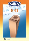 Staubsaugerbeutel Swirl H43 - 6 Beutel - Papier