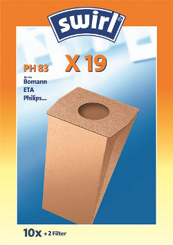 Staubsaugerbeutel-Typ: X19 - Material: Papier - Anzahl: 1