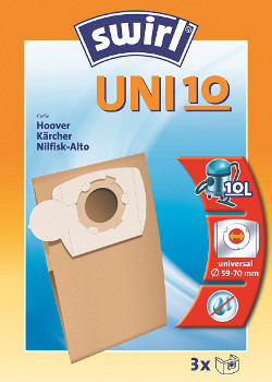 Staubsaugerbeutel-Typ: UNI10 - Material: Papier - Anzahl: 1