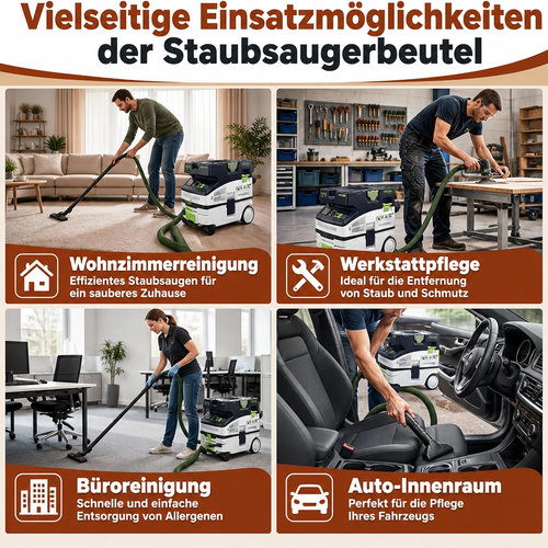 Staubsaugerbeutel Festo-Festool CT / CTL / Mini / Midi