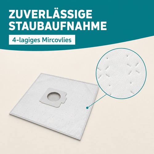 Staubsaugerbeutel Krups 910 - 912