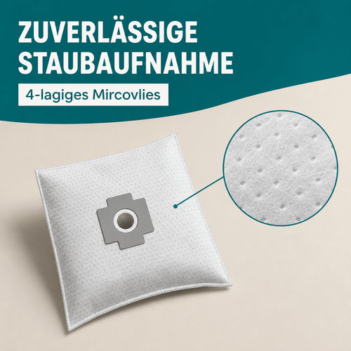 Staubsaugerbeutel Bestron K 1025 E