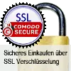 Ihre Daten sind bei uns zu 100% sicher, 256-Bit SSL-Verschlüsselung