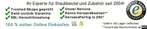 Staubsaugerbeutel und Zubeh&ouml;r - 100 % sicher Einkaufen
