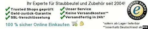 Staubsaugerbeutel und Zubeh&ouml;r - 100 % sicher Einkaufen
